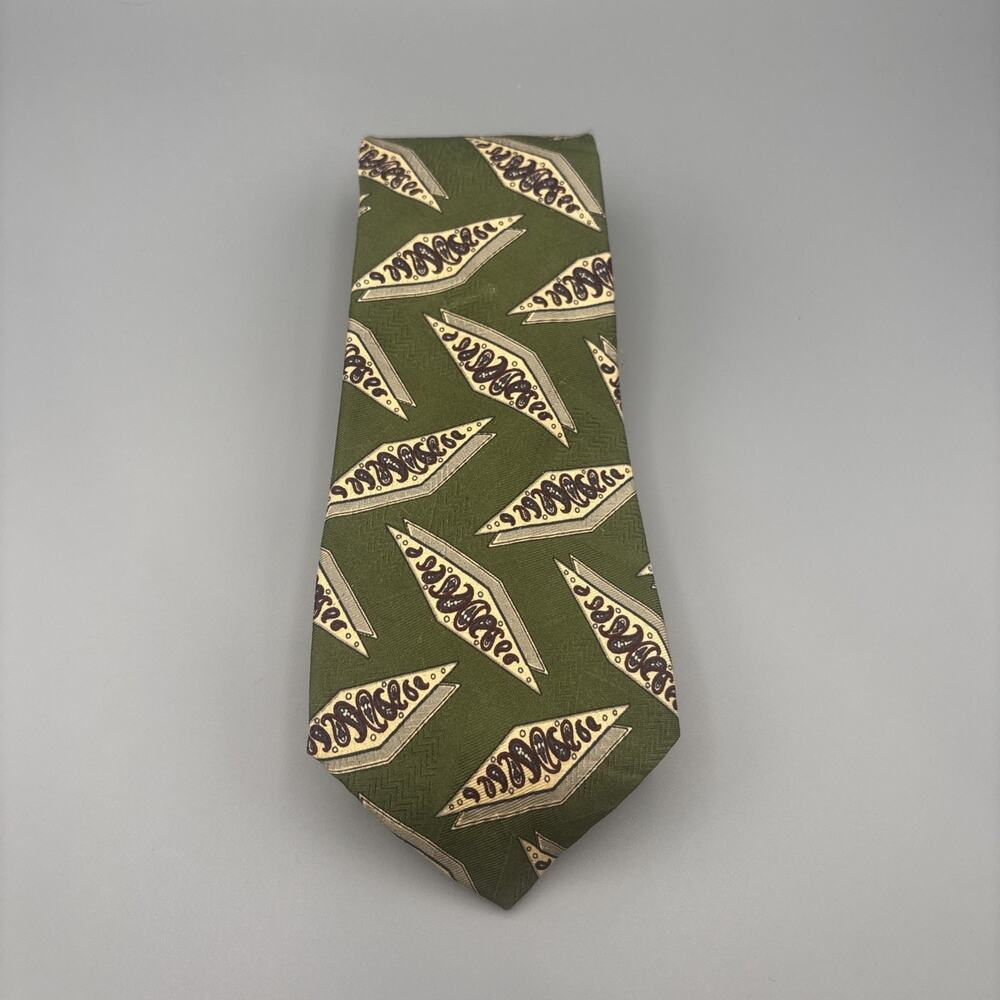 XMI For Nordstrom Men's 100% Silk Tie ~ Geometric ~ Hand Sewn in USA!